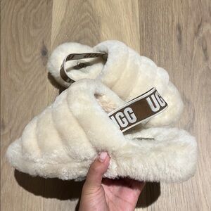 UGG Fluff Yeah Slides (Cream)